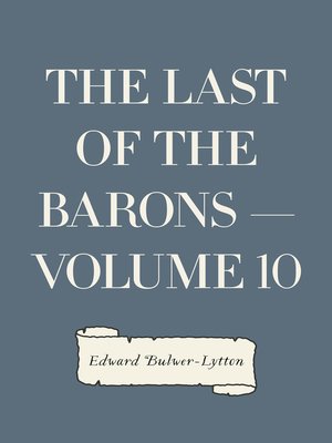 cover image of The Last of the Barons — Volume 10